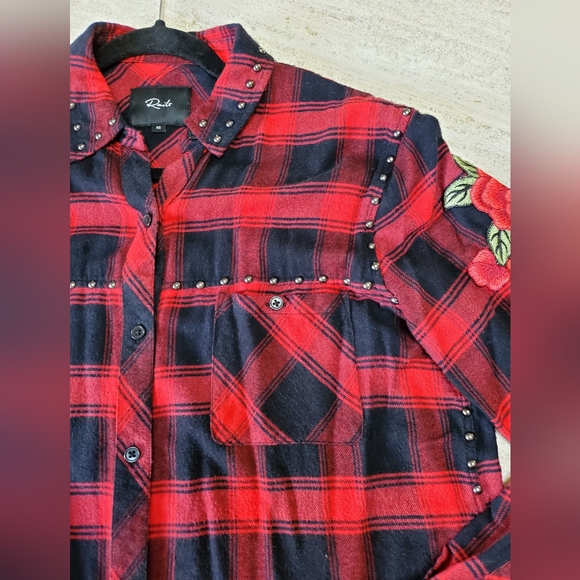 Rails Owen Cherry Patch button down - Picture 9 of 16